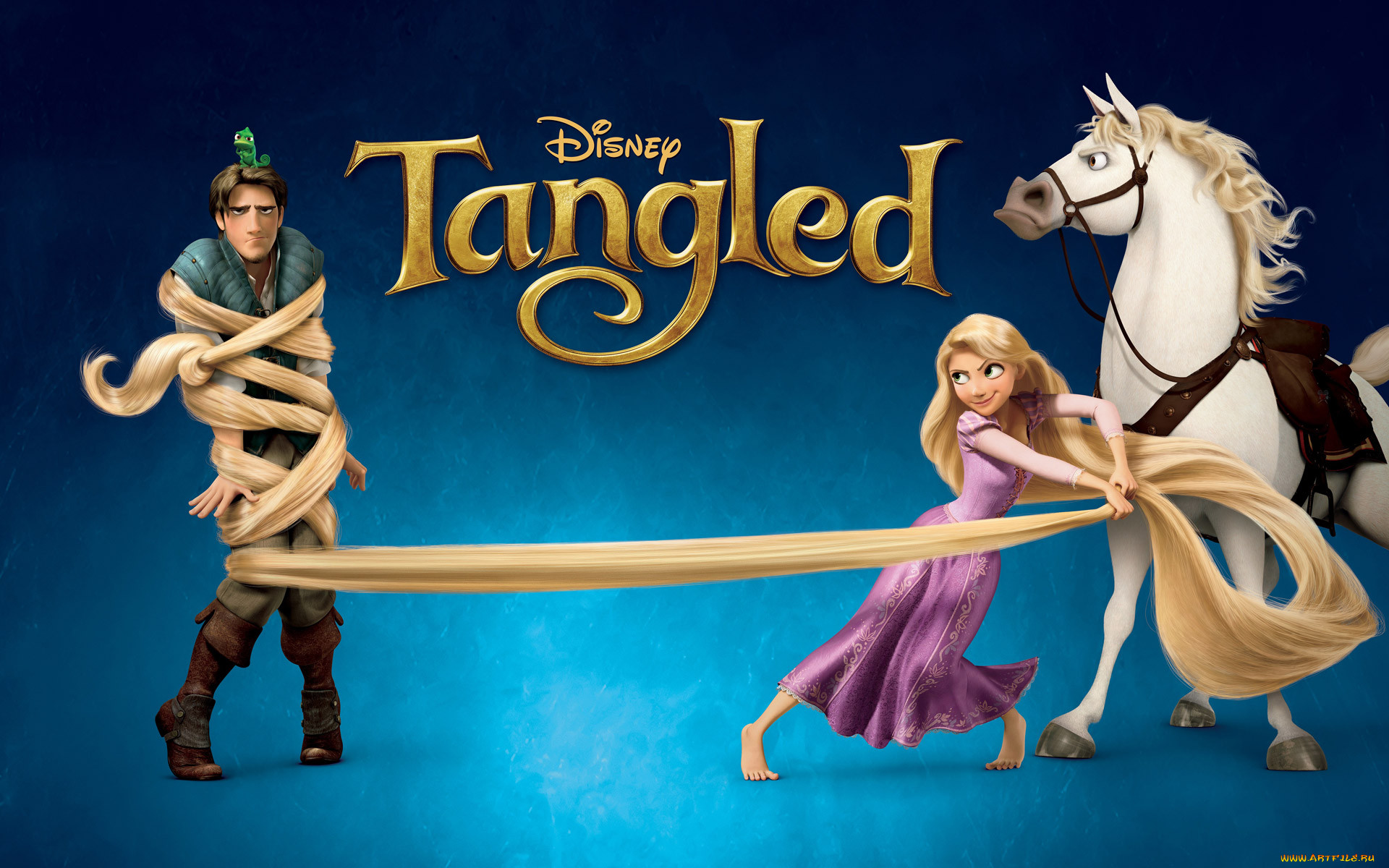 , tangled